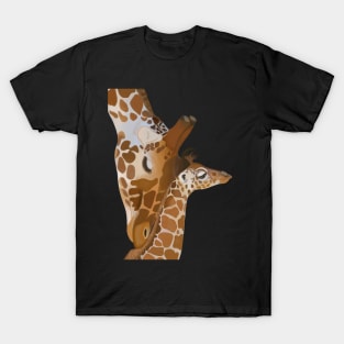 Giraffe african animal art unique design T-Shirt